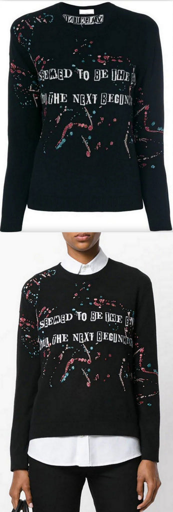 Slogan Printed Sweatshirt