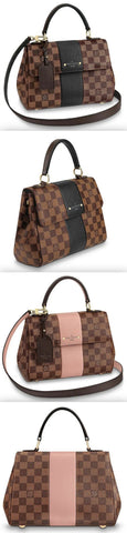 Bond Street BB Damier Ebene Handbag - Black or Magnolia Pink