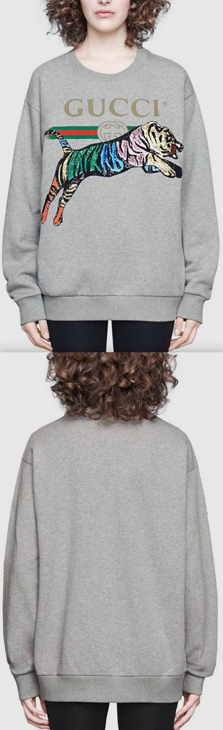 Oversize Sweatshirt with Tiger