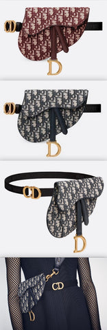Obliques Saddle Belt Bag - Blue or Red