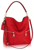Melie Monogram Bag - Red, Black, Blue