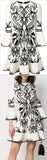 Jacquard Knit Mini Dress
