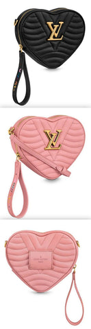 Heart New Wave Bag - Black or Pink | DESIGNER INSPIRED FASHIONS