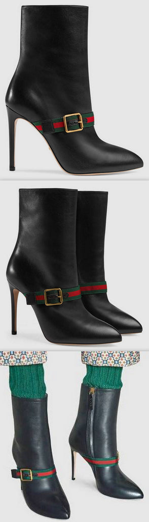 'Sylvie' Leather Ankle Boots