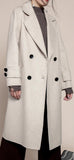 Double-Breasted Wool-Blend Coat