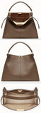 Peekaboo X-Lite Regular Brown Leather Bag