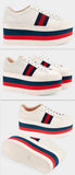 Leather Platform Sneaker | DESIGNER INSPIRED FASHIONS