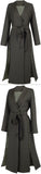 Bead-Embellished Mid-Calf Coat