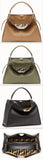 Peekaboo X-Lite Leather Bag - Beige, Green, Black