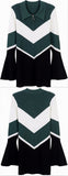 Chevron Knit Bell-Sleeve Sweater, Dark Green