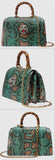 Python Top Handle Bag | DESIGNER INSPIRED FASHIONS