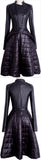 Detachable Quilted Dress-Coat