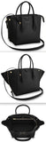 Freedom Leather Handbag, Black