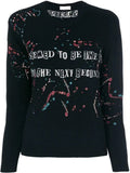 Slogan Printed Sweatshirt