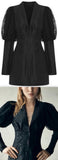 Black Corset-Style Mini Dress