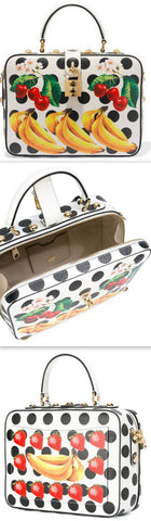 Fruit Print Satchel