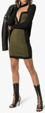 V-Neck Stretch Mini Dress