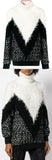 Textured Turtleneck Sweater