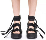 Hiking Spartan Sandals - Black, White, Green, White and Grey