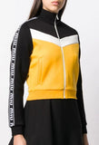 Paneled Track Jacket, Yellow