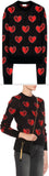 Heart Cashmere Wool Sweater