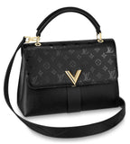 Very One handle Leather Handbag, Black