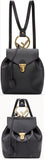 Black Leather Backpack