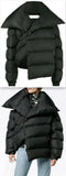 Asymmetric Puffer Coat