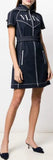 'VLTN' Hooded Track Dress