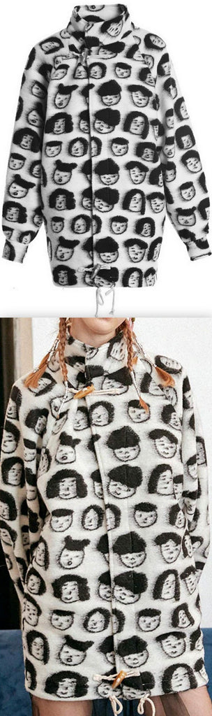 Printed Short Coat