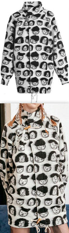 Printed Short Coat