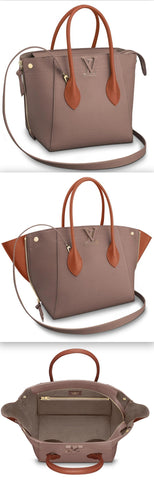 Freedom Leather Handbag - Taupe