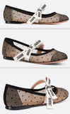 Miss J'Adior Dotted Swiss Tulle Ballet Pump
