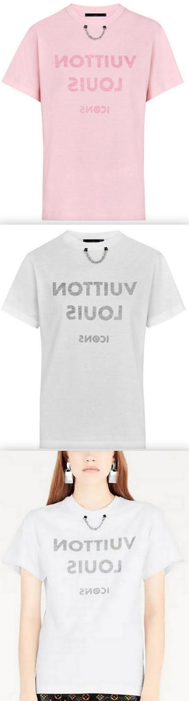 Print Jersey T-Shirt - Pink or White
