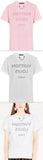 Print Jersey T-Shirt - Pink or White