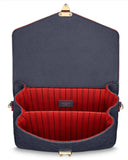 Pochette Metis Monogram Bag - Black, Blue with Red, Dark Rose, Papyrus