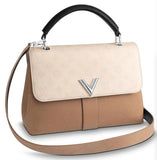 Very One Handle Leather Handbag - Rubis Red or Sesame