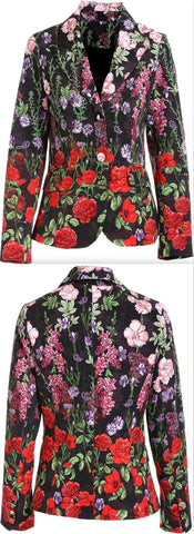 Floral Print Blazer | DESIGNER INSPIRED FASHIONS