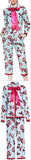 Bow-Printed Matching Shirt & Pant Set