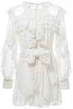Ruffle Polka Dot Playsuit