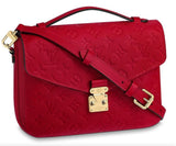 Pochette Metis Monogram Bag - Red, Cream/White, Powder Pink