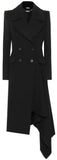 Asymmetrical Double-Breasted Coat | DESIGNER INSPIRED FASHIONS