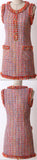 Frayed Mini Tweed Dress