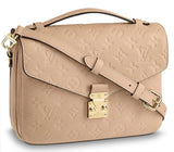 Pochette Metis Monogram Bag - Black, Blue with Red, Dark Rose, Papyrus
