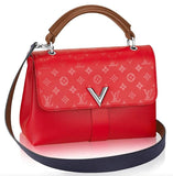 Very One Handle Leather Handbag - Rubis Red or Sesame