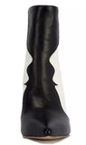 Camille Two-Tone Leather Ankle Boots