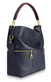 Melie Monogram Bag - Red, Black, Blue