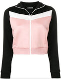 Paneled Track Jacket, Pink