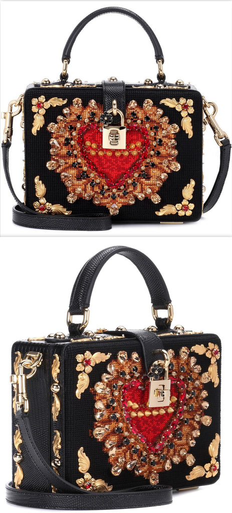 Box Embellished Shoulder Bag