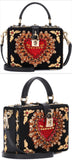 Box Embellished Shoulder Bag